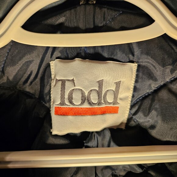 Vintage Todd Quilted Bomber Jacket Men’s Size Large – Insulated Workwear Coat - Picture 2 of 11